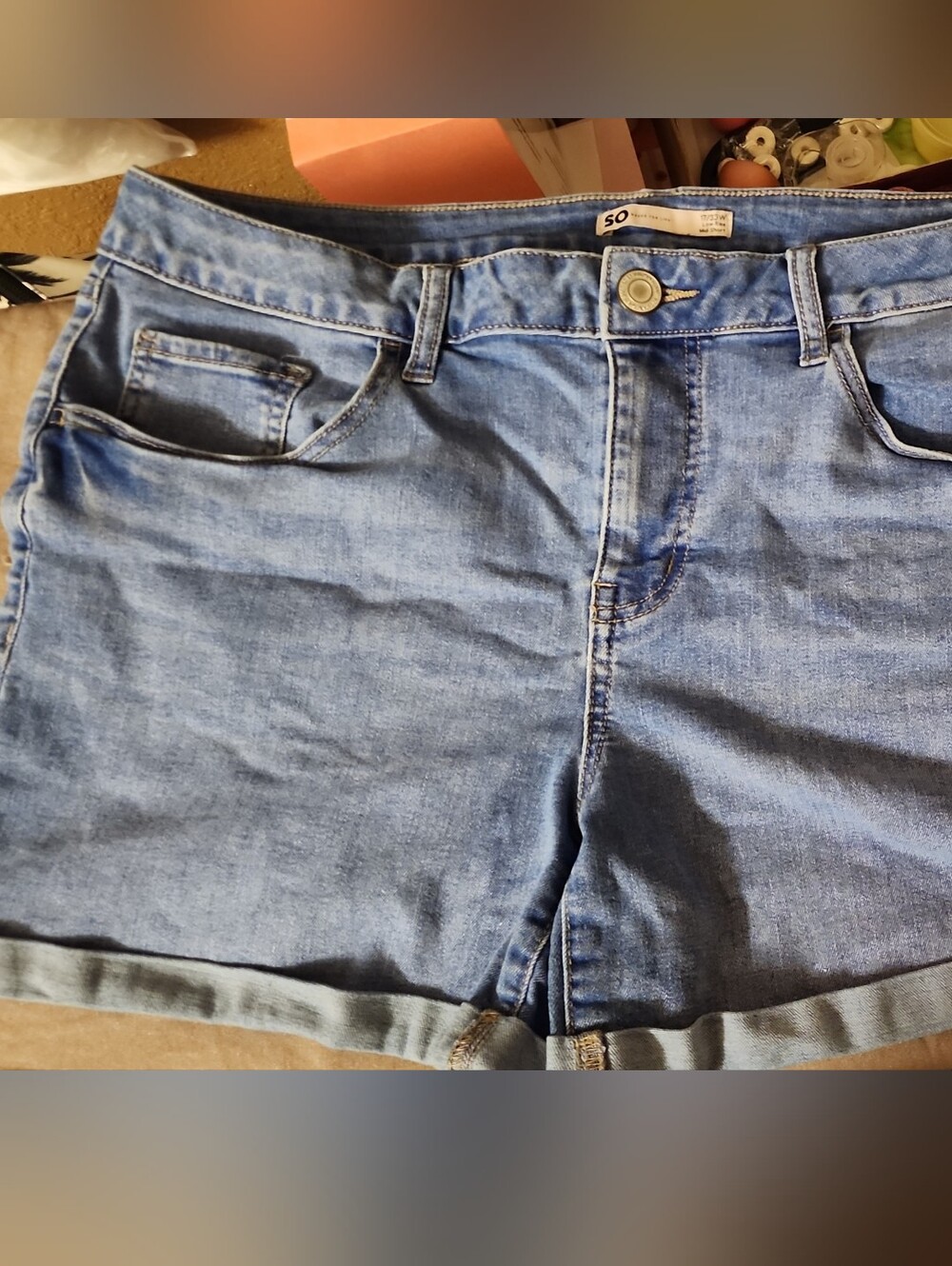 SO Light Blue Denim Shorts
